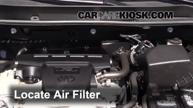 2013 Toyota RAV4 Limited 2.5L 4 Cyl. Air Filter (Engine) Replace